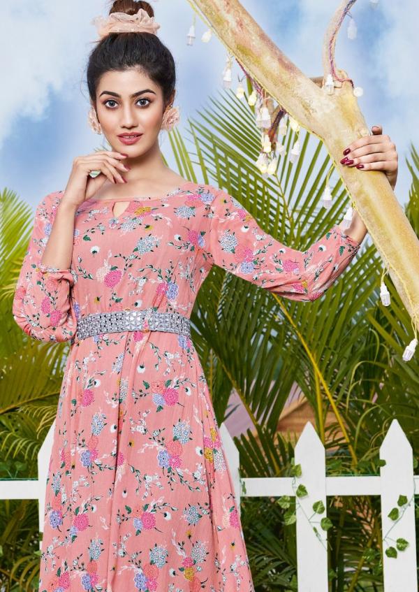 Karissa Kinlee Vol 2 Rayon Print With Designer Exclusive Kurti Collection